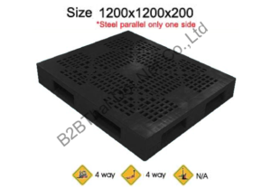 พาเลทพลาสติก 1200 x 1200 x 200 mm