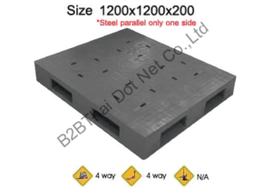 พาเลทพลาสติก 1200 x 1200 x 200 mm