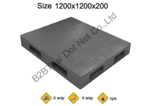 พาเลทพลาสติก 1200 x 1200 x 200 mm
