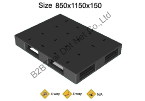 พาเลทพลาสติก 850 x 1150 x 150 mm