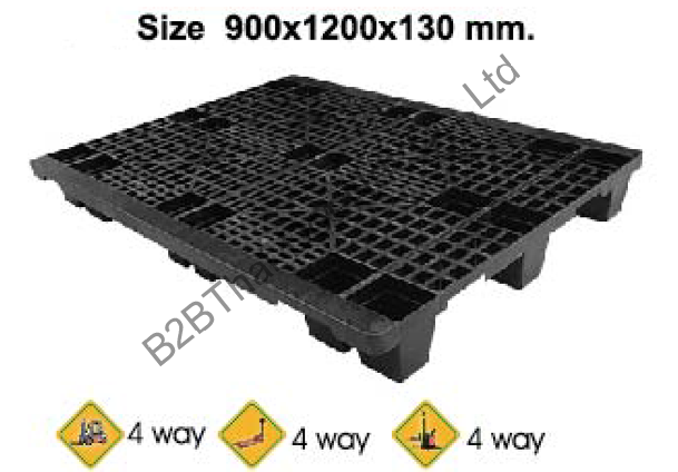 พาเลทพลาสติก 900 x 1200 x 130 mm