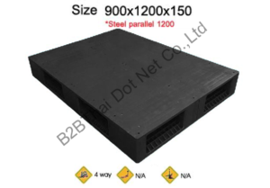 พาเลทพลาสติก 900 x 1200 x 150 mm