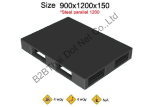พาเลทพลาสติก 900 x 1200 x 150 mm