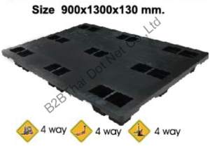 พาเลทพลาสติก 900 x 1300 x 130 mm