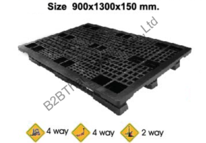 พาเลทพลาสติก 900 x 1300 x 150 mm